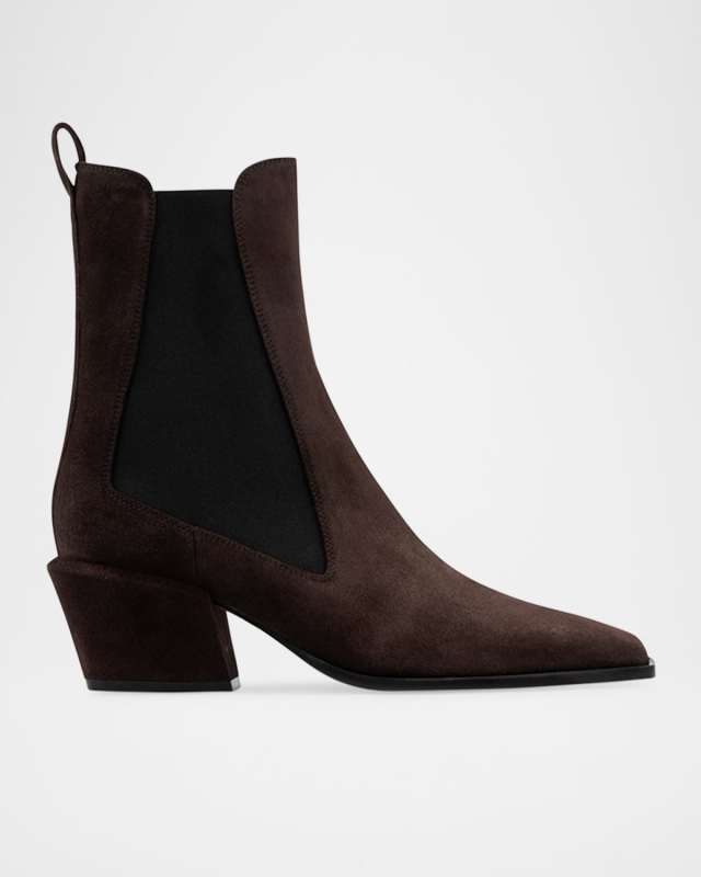 Bettina Suede Ankle Boots